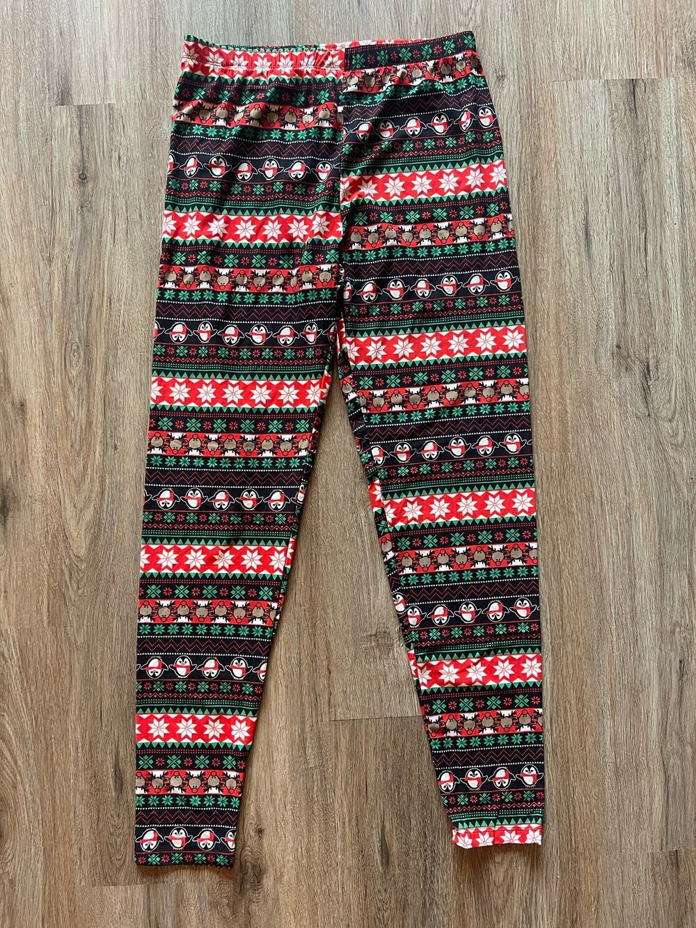 New Directions Christmas Leggings Size Medium